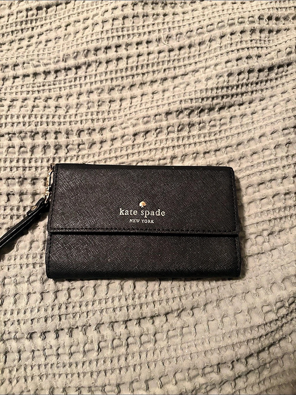 Kate Spade Black Wristlet Wallet